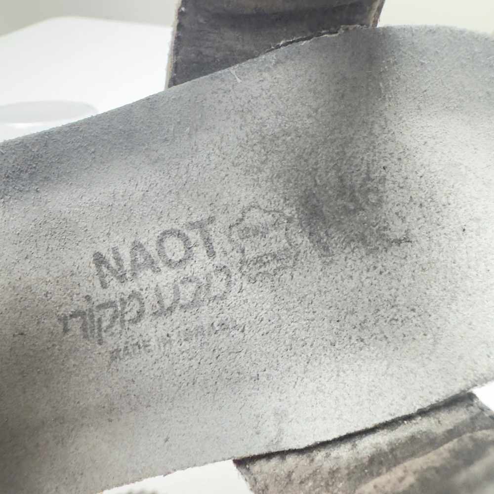 Naot Fiona Snakeskin Wedge Sandals Adjustable Buckle Cork Footbed Size 36/5.5 - Picture 8 of 9